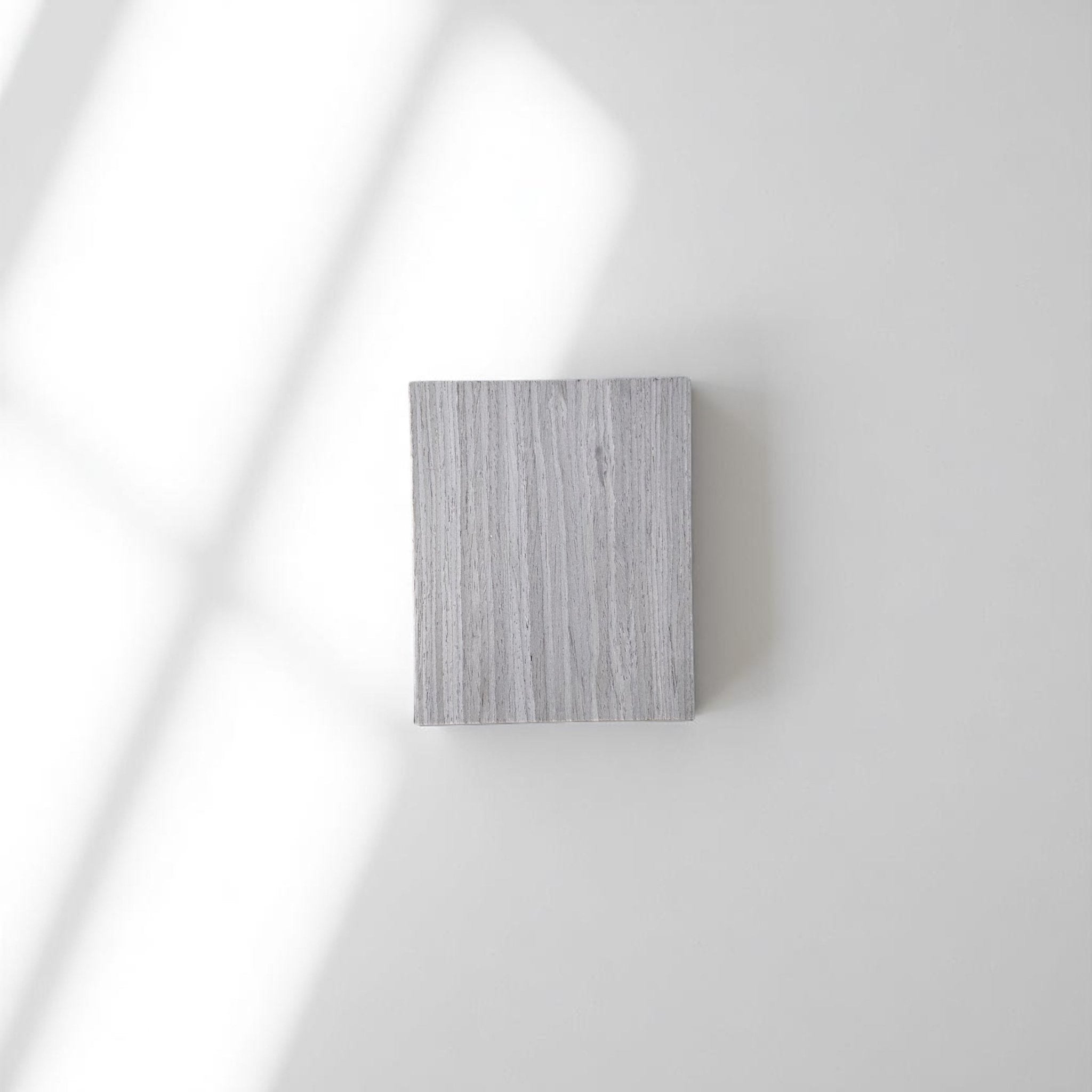 ULTRALIGHT Accent Wall Panel Sample in Grey Oak, Black Felt