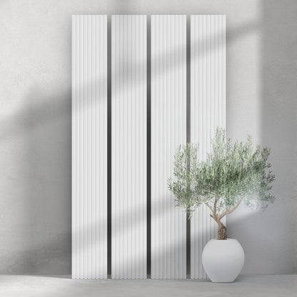 106" Ridge Paint-Ready Fluted Wall Panels (4 Panels)