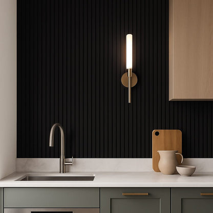 106" Slat Paint-Ready Fluted Wall Panels (4 Panels)